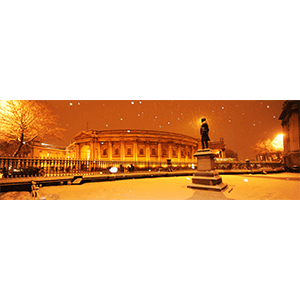 Snow, College Green